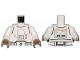 Part No: 973pb3504c01  Name: Torso SW Armor Snowtrooper with Printed Back Pattern 2 / White Arms / Dark Tan Hands