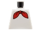 Part No: 973pb4265 Name: Torso Red Neckerchief Pattern Part No: 973pb4265 Name: Torso Red Neckerchief Pattern