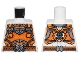 Part No: 973pb5936 Name: Torso Orange, Silver and Dark Silver Armor, Clasps and Belt Pattern Part No: 973pb5936 Name: Torso Orange, Silver and Dark Silver Armor, Clasps and Belt Pattern