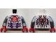Part No: 973pb6017c01 Name: Torso Armor with Lavender Highlights and Abdomen Panels, Red and Coral Trim, Samurai Helmet and Crossed Swords Logo, Dark Purple Stomach and Neck, Circles with Fans on Back Pattern / Flat Silver Arms / Red Hands Part No: 973pb6017c01 Name: Torso Armor with Lavender Highlights and Abdomen Panels, Red and Coral Trim, Samurai Helmet and Crossed Swords Logo, Dark Purple Stomach and Neck, Circles with Fans on Back Pattern / Flat Silver Arms / Red Hands