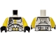 Part No: 973pb6225c01 Name: Torso SW Armor Clone Trooper, Dark Tan Buckles, Yellow Markings and White Pouches and Detailed Belt Pattern / Yellow Arms / Black Hands Part No: 973pb6225c01 Name: Torso SW Armor Clone Trooper, Dark Tan Buckles, Yellow Markings and White Pouches and Detailed Belt Pattern / Yellow Arms / Black Hands