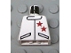 Part No: 973px124  Name: Torso Racing Jacket with 2 Red Stars Pattern
