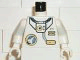 Lot ID: 356375219  Part No: 973px176c01  Name: Torso Space Port Logo, Tube and 'C1' with Two Yellow Bars Pattern / White Arms / White Hands