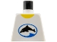 Part No: 973px38  Name: Torso Divers Dolphin Logo Pattern