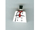 Part No: 973px4  Name: Torso Chef with 8 Buttons, Long Red Neckerchief, Black Wrinkles Pattern