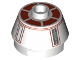 Part No: 98100pb01  Name: Cone 2 x 2 Truncated with SW R5-D8 / R5-D4 Astromech Droid Pattern
