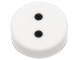 Part No: 98138pb076  Name: Tile, Round 1 x 1 with 2 Black Dots Pattern