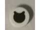 Lot ID: 246879598  Part No: 98138pb188  Name: Tile, Round 1 x 1 with Black Circle Eye with Partially Closed Curved Eyelid Pattern