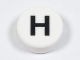 Part No: 98138pb218  Name: Tile, Round 1 x 1 with Black Capital Letter H Pattern
