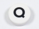 Part No: 98138pb227  Name: Tile, Round 1 x 1 with Black Capital Letter Q Pattern