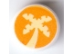 Part No: 98138pb238  Name: Tile, Round 1 x 1 with Bright Light Yellow Palm Tree on Bright Light Orange Background Pattern