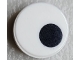 Part No: 98138pb265  Name: Tile, Round 1 x 1 with Small Black Circle / Eye Pupil Offset Pattern