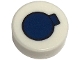 Lot ID: 387871842  Part No: 98138pb372  Name: Tile, Round 1 x 1 with Dark Blue Circle with Tab Spray Can Top Pattern