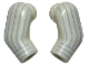 Part No: 981982pb344  Name: Arm, (Matching Left and Right) Pair with Medium Blue Pinstripes, Cuffs Pattern