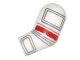 Part No: 981pb068  Name: Arm, Left with Astronaut Spacesuit Panels and Red Stripe Pattern