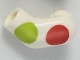 Part No: 981pb143  Name: Arm, Left with Large Red and Lime Polka Dots Pattern