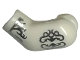 Part No: 981pb324  Name: Arm, Left with Silver Filigree Pattern