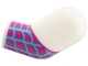 Part No: 981pb420 Name: Arm, Left with Medium Azure Webbing on Magenta Background Pattern Part No: 981pb420 Name: Arm, Left with Medium Azure Webbing on Magenta Background Pattern
