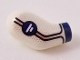 Part No: 982pb187  Name: Arm, Right with Dark Blue Cuff, Water Symbol, Silver Trim Pattern