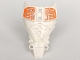 Part No: 98569pb08  Name: Hero Factory Full Torso Armor with White and Orange Circuitry Pattern