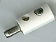 Lot ID: 328249672  Part No: 996bc01  Name: Electric, Connector, 1-Way Male Rounded with Cross-Cut Pin (Banana Plug)