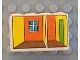 Part No: BA023pb03  Name: Stickered Assembly 4 x 2 x 2 with Doll House Interior Pattern (Sticker) - Set 5233 - 2 Brick 2 x 4