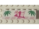Part No: BA036pb01  Name: Stickered Assembly 6 x 1 x 1 1/3 with Palm Leaves, Ice Cream Cup and Drink Pattern (Sticker) - Set 6402 - 1 Brick 1 x 6, 1 Plate 1 x 6