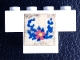 Part No: BA045pb02  Name: Stickered Assembly 4 x 1 x 2 with Flower and Blue Leaves Pattern (Sticker) - Set 270-2 - 1 Brick 1 x 4, 1 Brick 1 x 2