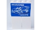 Part No: BA090pb01  Name: Stickered Assembly 4 x 1 x 5 with Blue and Black Car Posters Pattern on Both Sides (Stickers) - Set 8681 - 2 Brick 1 x 2 x 5
