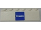 Part No: BA104pb03  Name: Stickered Assembly 6 x 2 x 1 with 'POLIZEI' on Blue Background Pattern (Sticker) - Set 7245 - 2 Slope 45 2 x 3