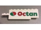 Part No: BA238pb01L  Name: Stickered Assembly 10 x 1 x 2 1/3 with Octan Logo Pattern Model Left Side (Sticker) - Set 6335 - 2 Bricks 1 x 6, 1 Hinge Plate 1 x 4 Swivel, 1 Panel 1 x 2 x 2, 1 Plate 1 x 1, 3 Plates, Modified 1 x 1 with Clip (Vertical Grip)