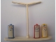 Part No: bb0070pb01  Name: HO Scale, Accessory Petrol Pumps with Center Light Post and Esso Pattern