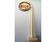 Part No: bb0071pb01  Name: Road Sign Cantilever Curved Rounded with 'Esso' Pattern (UK Version)