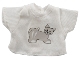 Part No: bb0250pb01  Name: Duplo, Doll Cloth T-Shirt with Cat Pattern