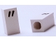 Part No: bb0695pb16  Name: Tile, Modified 1 x 2 x 5/6 Stud Hole in End with Black Quotation Mark (") Pattern