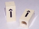 Part No: bb0695pb84  Name: Tile, Modified 1 x 2 x 5/6 Stud Hole in End with Black Lowercase Letter i with Circumflex (î) Pattern