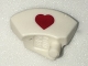 Part No: bb0753pb01  Name: Minifigure, Nurse Hat with Red Heart Pattern