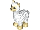 Lot ID: 408500994  Part No: bb1285pb01  Name: Duplo Alpaca / Llama with Tan Feet and Face and Black Eyes Pattern