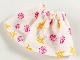 Part No: belvskirt15  Name: Belville, Clothes Skirt Short, Clam and Starfish Pattern on White, Adult