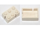 Lot ID: 68058290  Part No: bslot03bR  Name: Brick 2 x 3 without Bottom Tubes, Slotted (with 2 slots, corner right)