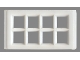Part No: bwindow03  Name: Window 8 Pane for Slotted Bricks