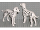 Lot ID: 407391433  Part No: dalmatian01  Name: Dog, Scala with Black Dalmatian Spots, Eyes, Eyebrows, and Nose Pattern