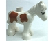 Part No: horse03c01pb02  Name: Duplo Horse Baby Foal Pony with Large Dark Orange Spots