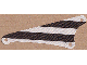 Lot ID: 319350490  Part No: sailbb14  Name: Cloth Sail Triangular Small with Black Stripes Pattern