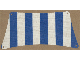 Lot ID: 379490413  Part No: sailbb21  Name: Cloth Sail 30 x 15 Bottom with Blue Thick Stripes Pattern