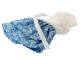 Lot ID: 109685417  Part No: scl020pb02  Name: Scala, Clothes Female Dress with Blue Skirt with White Flowers Pattern