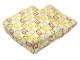 Part No: sleepbag07  Name: Duplo, Cloth Sleeping Bag with Blue, Lime, Red and Yellow Bunny Pattern (Wide)