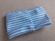 Part No: sleepbag10thin  Name: Duplo, Cloth Sleeping Bag with Blue Stripes Pattern (thin version)