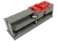 Part No: 2847c00  Name: Electric 9V Battery Box 4 x 14 x 4 Base with Red Buttons and Contact Plate