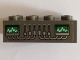 Part No: 3001pb093  Name: Brick 2 x 4 with Graphs and Wires Pattern (Sticker) - Set 4851